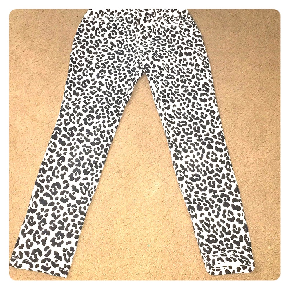 Girls Children’s Place Leopard Skinny Pants